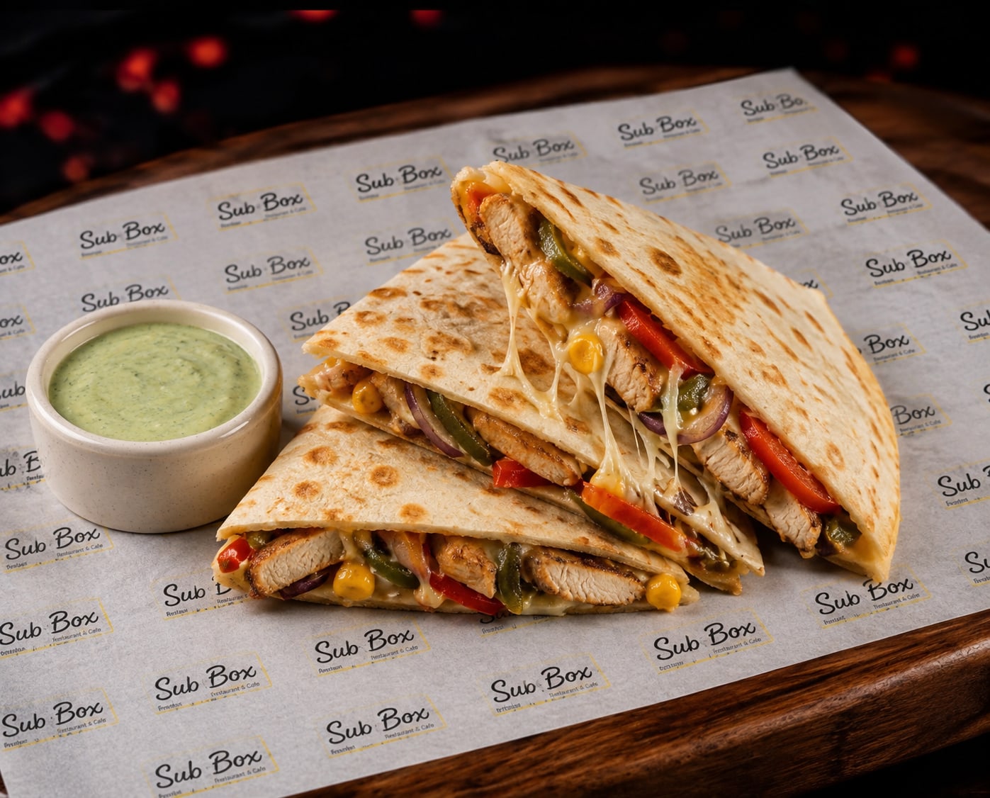 Cheesy Chicken Quesadilla