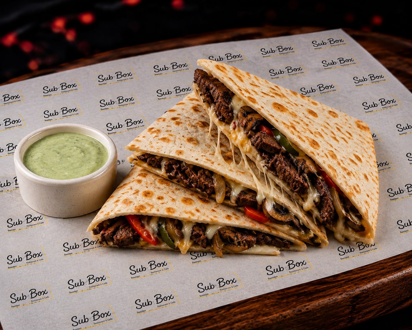 Cheesy Steak Quesadilla
